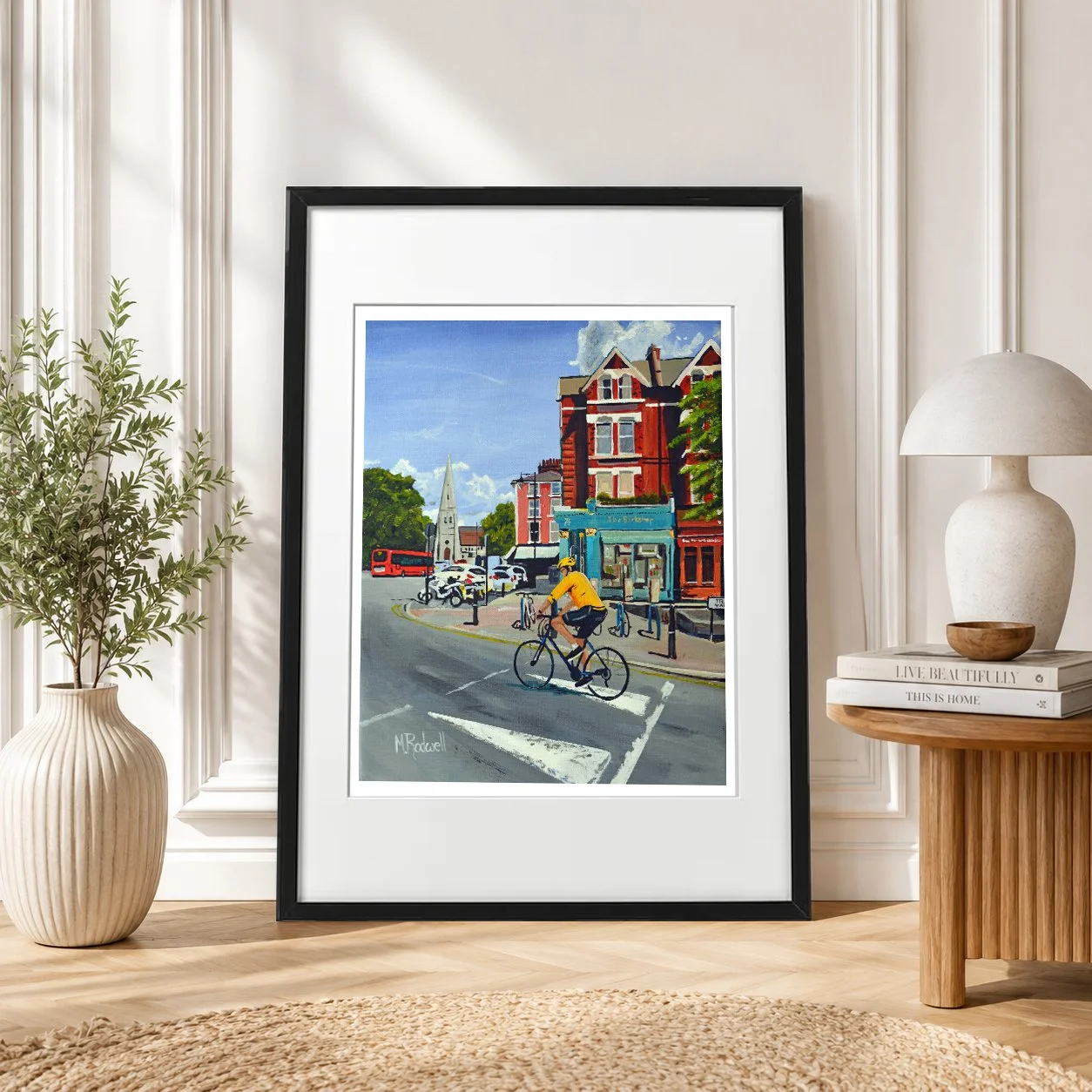 Limited Edition Blackheath Acrylic Print | Tranquil Vale Cyclist